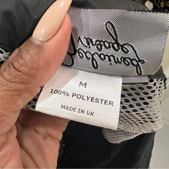 RECLAIMED VINTAGE 100% POLYESTER Maxi Length Raincoat Size M/L VIP Graphic - Picture 13 of 15